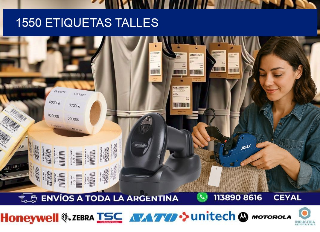 1550 ETIQUETAS TALLES