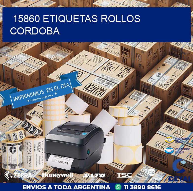 15860 etiquetas rollos CORDOBA