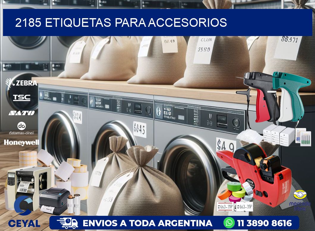 2185 Etiquetas para accesorios