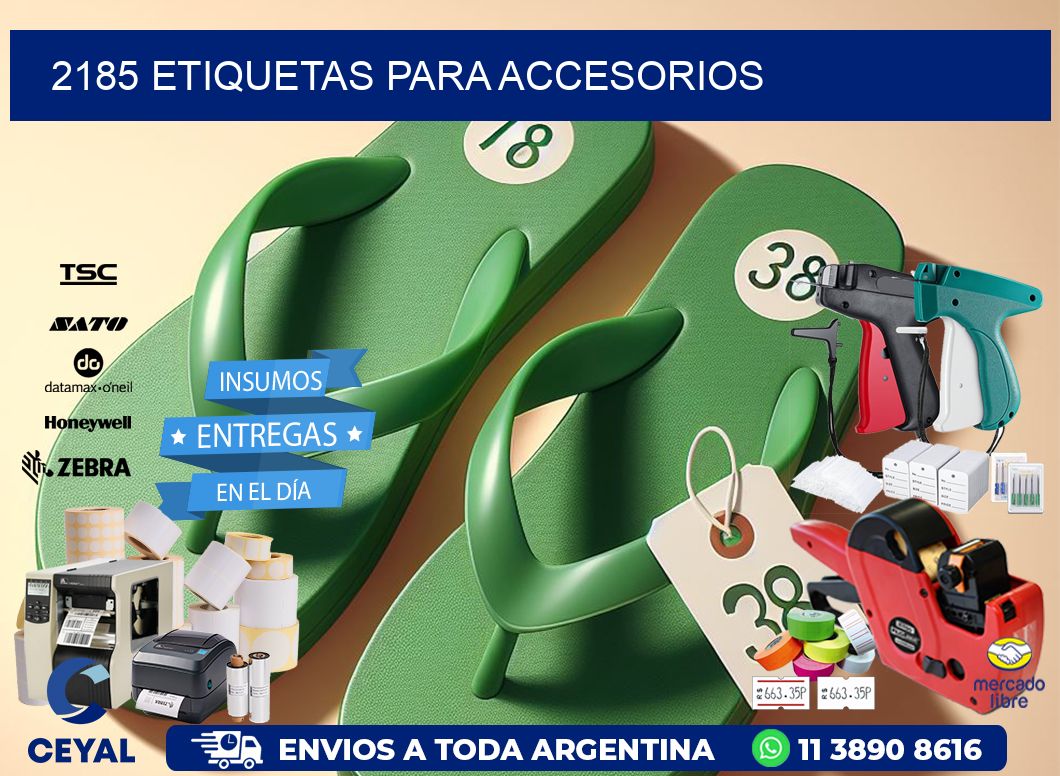 2185 Etiquetas para accesorios