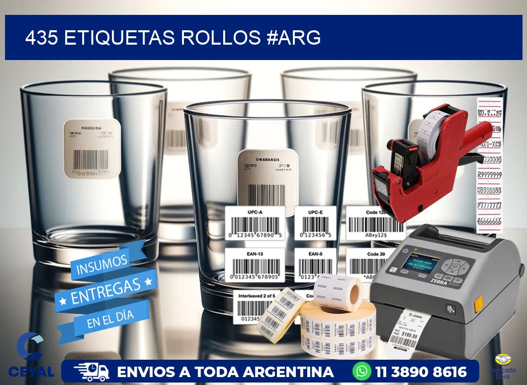 435 etiquetas rollos #ARG