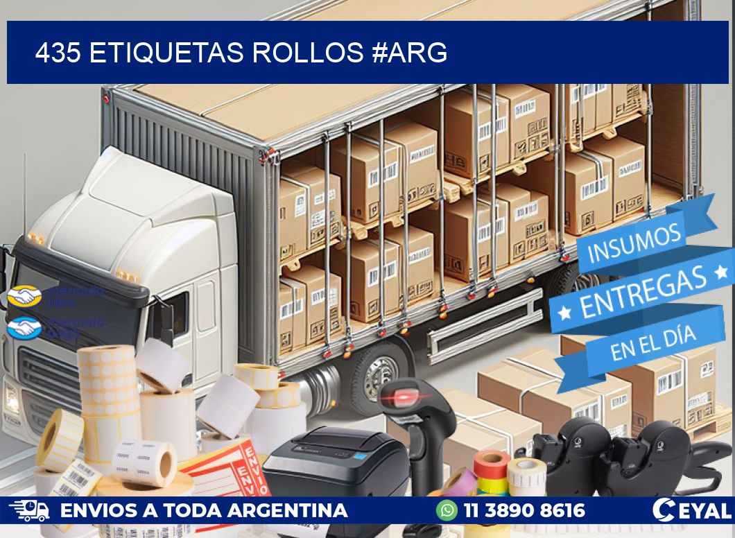 435 etiquetas rollos #ARG