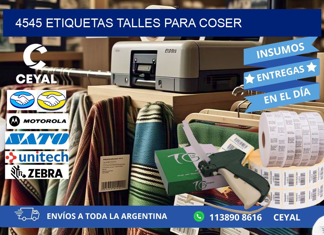 4545 ETIQUETAS TALLES PARA COSER