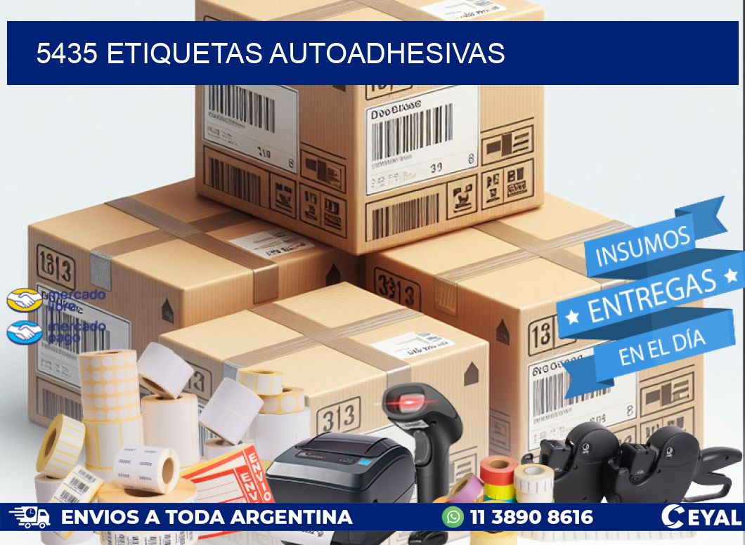 5435 etiquetas autoadhesivas