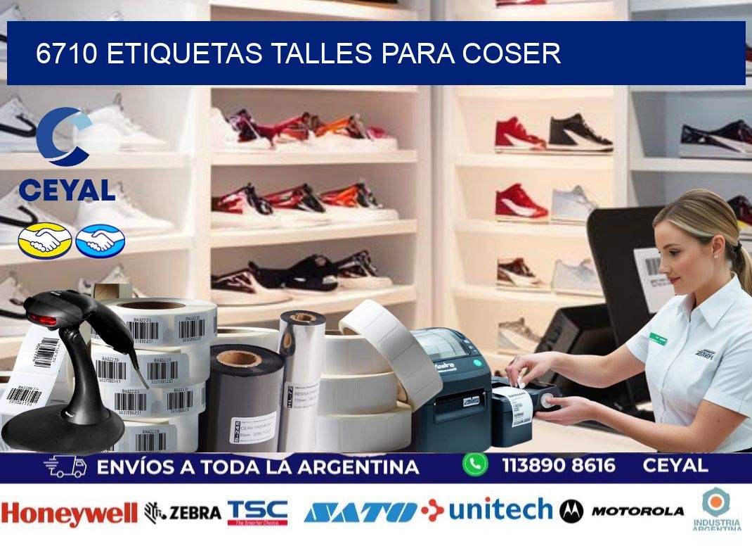 6710 ETIQUETAS TALLES PARA COSER