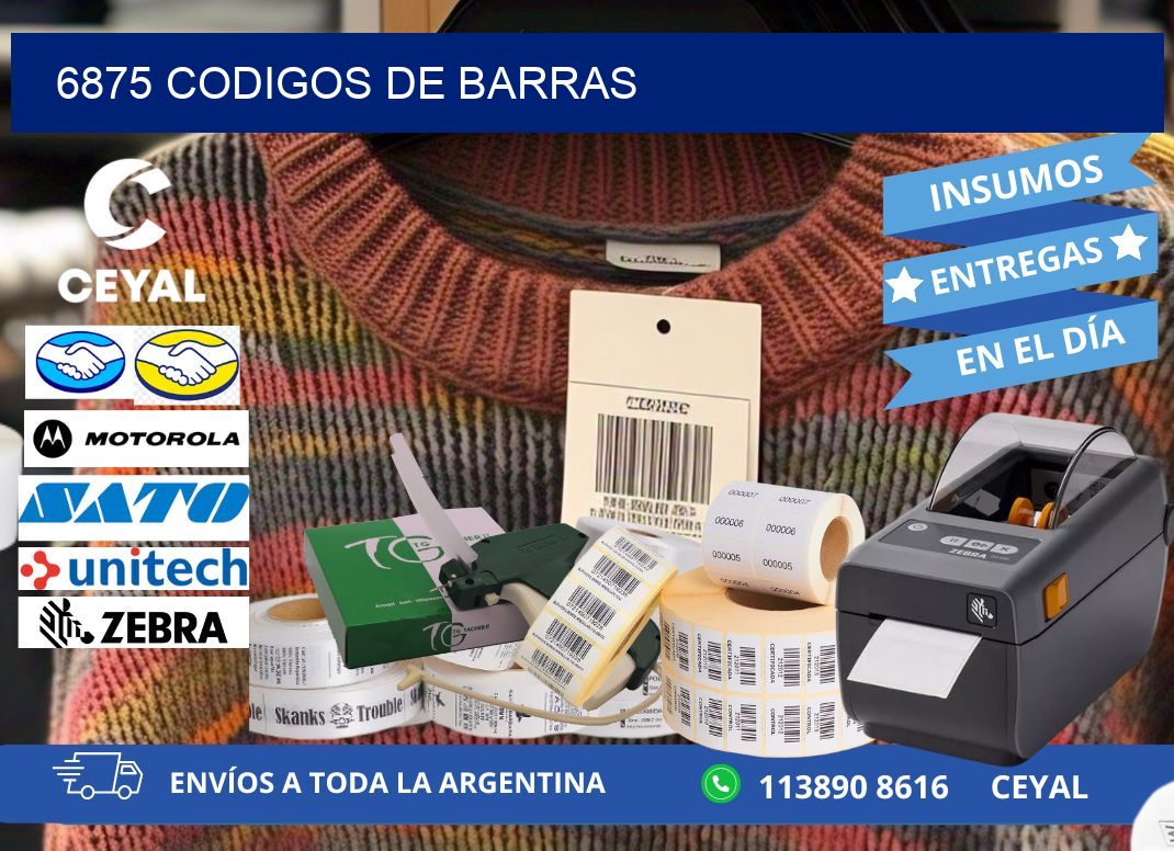 6875 CODIGOS DE BARRAS