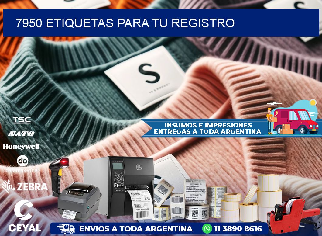 7950 etiquetas para tu registro