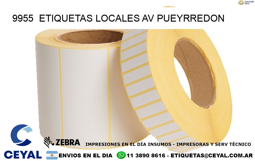 9955  etiquetas locales Av Pueyrredon