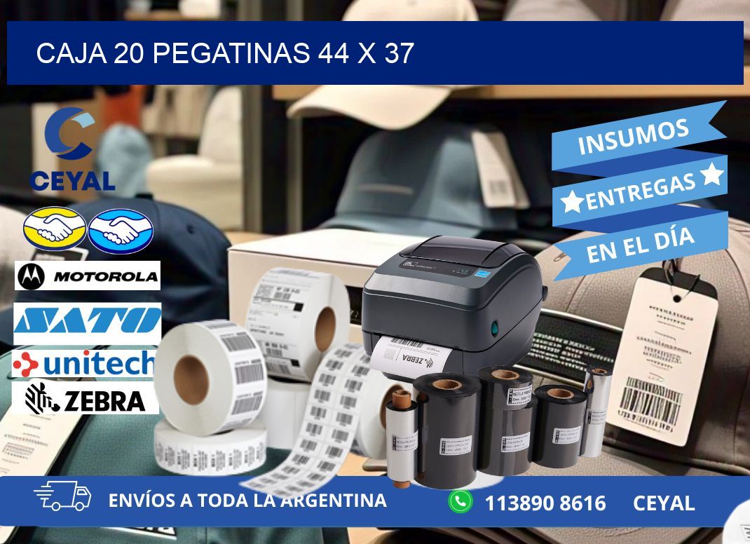 CAJA 20 PEGATINAS 44 x 37