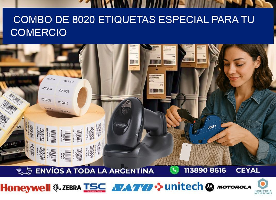 Combo de 8020 etiquetas especial para tu comercio