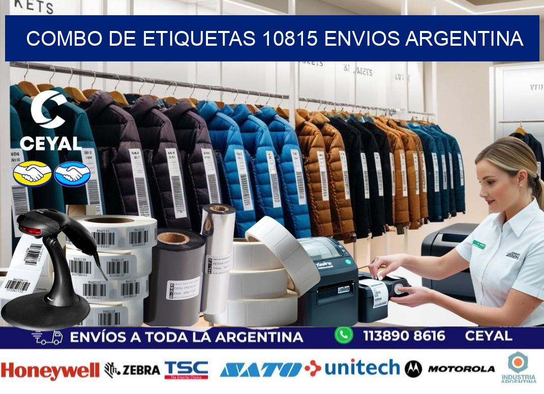 Combo de etiquetas 10815 ENVIOS ARGENTINA