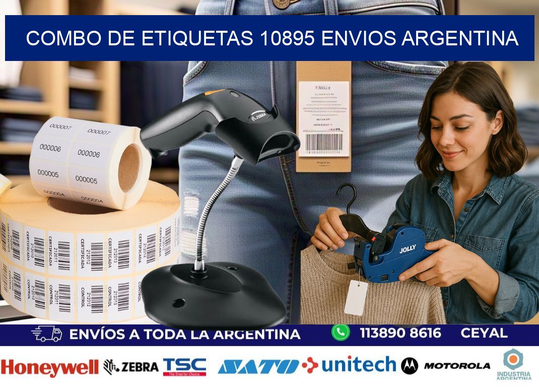 Combo de etiquetas 10895 ENVIOS ARGENTINA