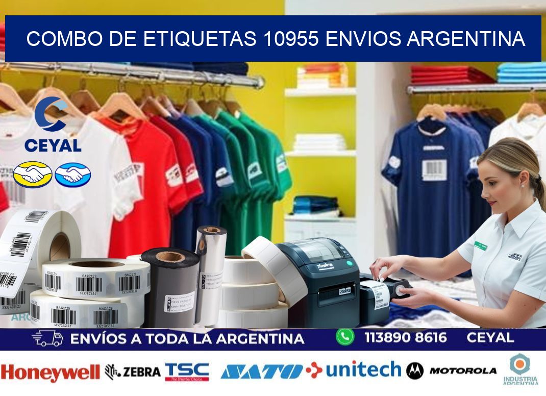 Combo de etiquetas 10955 ENVIOS ARGENTINA