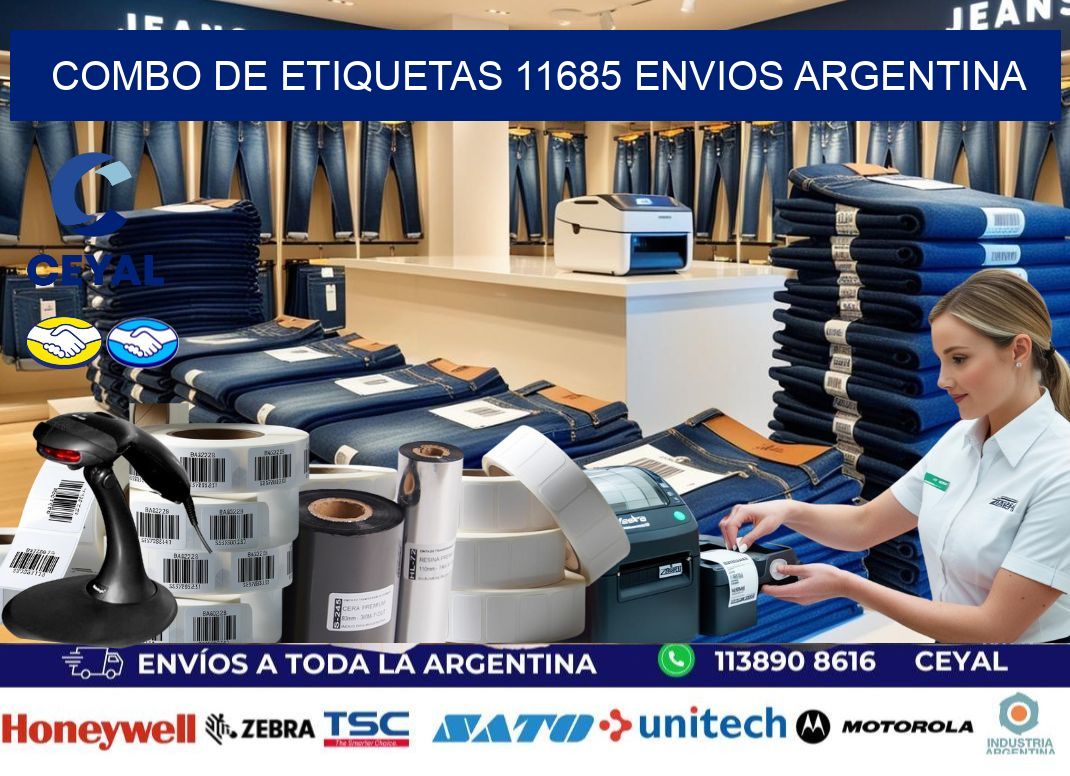 Combo de etiquetas 11685 ENVIOS ARGENTINA