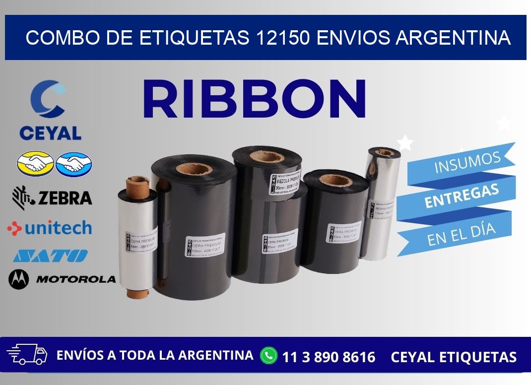 Combo de etiquetas 12150 ENVIOS ARGENTINA