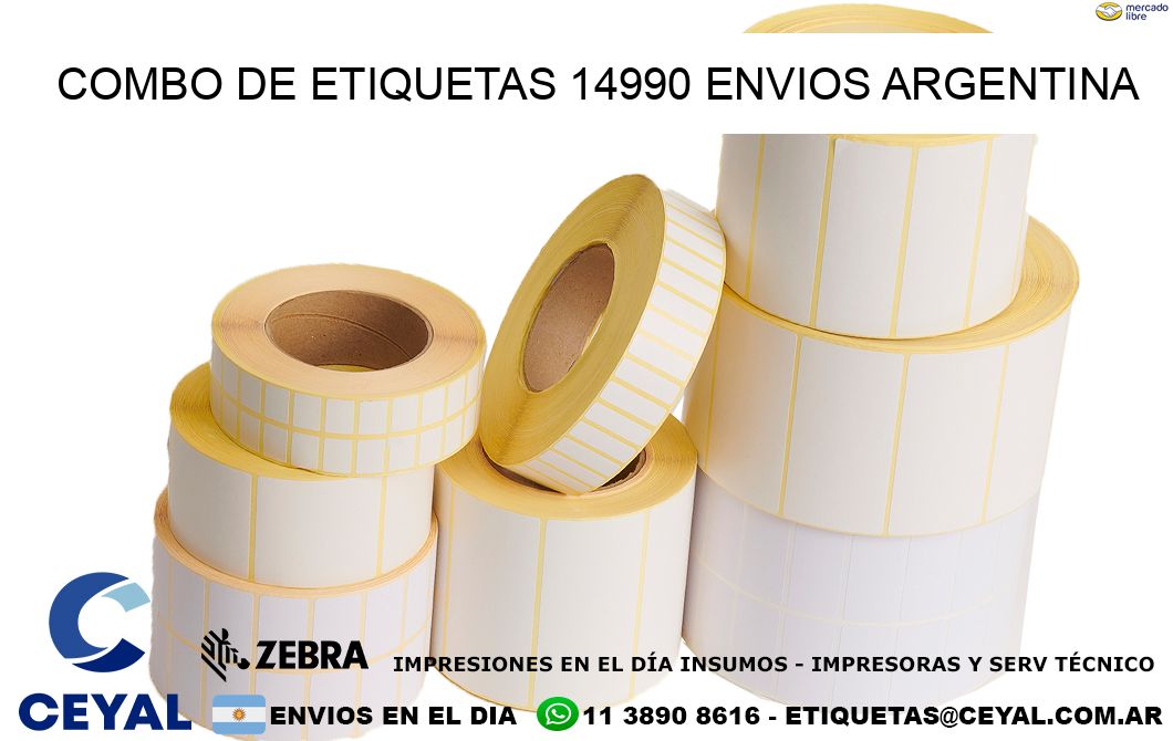 Combo de etiquetas 14990 ENVIOS ARGENTINA