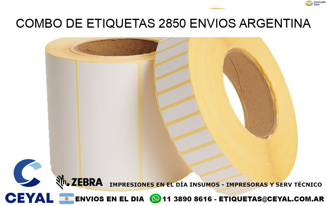 Combo de etiquetas 2850 ENVIOS ARGENTINA