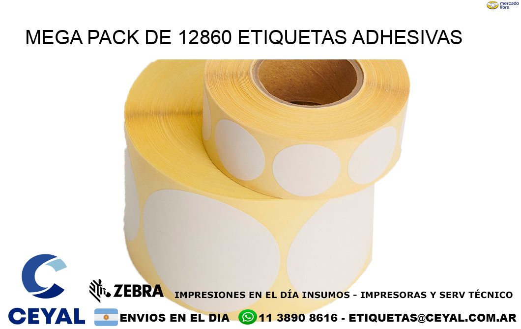 Mega pack de 12860 etiquetas adhesivas