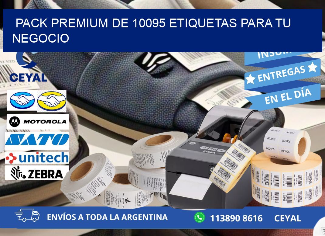 Pack premium de 10095 etiquetas para tu negocio