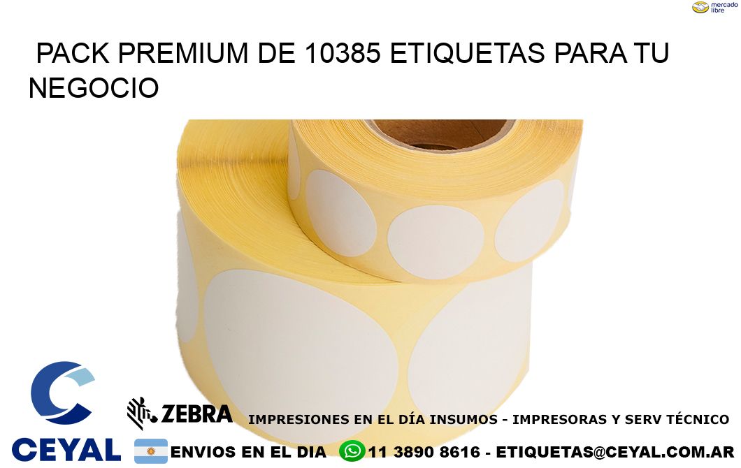 Pack premium de 10385 etiquetas para tu negocio