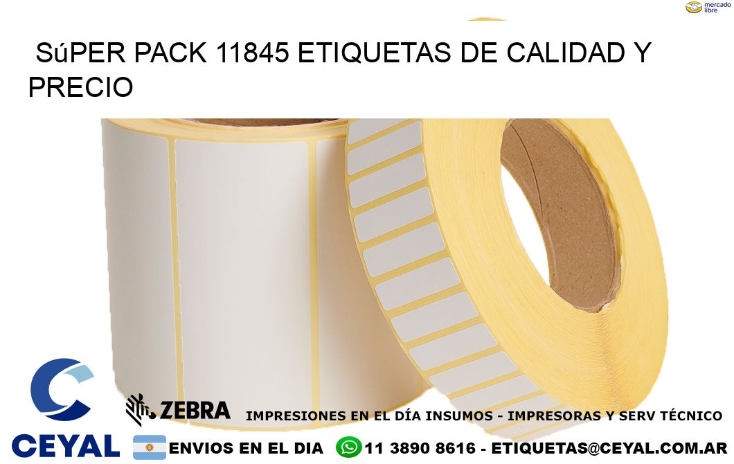 Súper pack 11845 etiquetas de calidad y precio