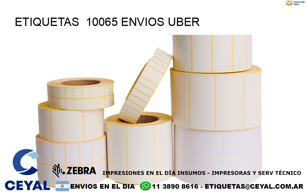 etiquetas  10065 ENVIOS UBER