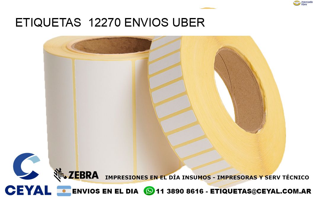 etiquetas  12270 ENVIOS UBER