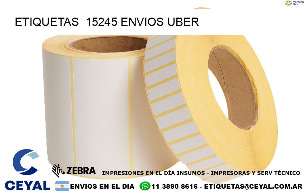 etiquetas  15245 ENVIOS UBER