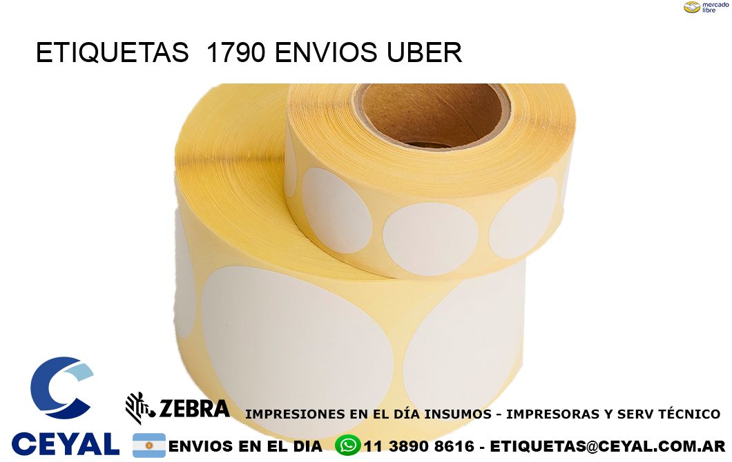 etiquetas  1790 ENVIOS UBER