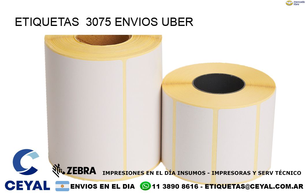 etiquetas  3075 ENVIOS UBER