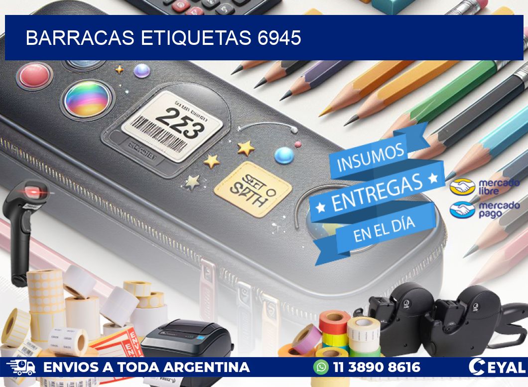 Barracas etiquetas 6945