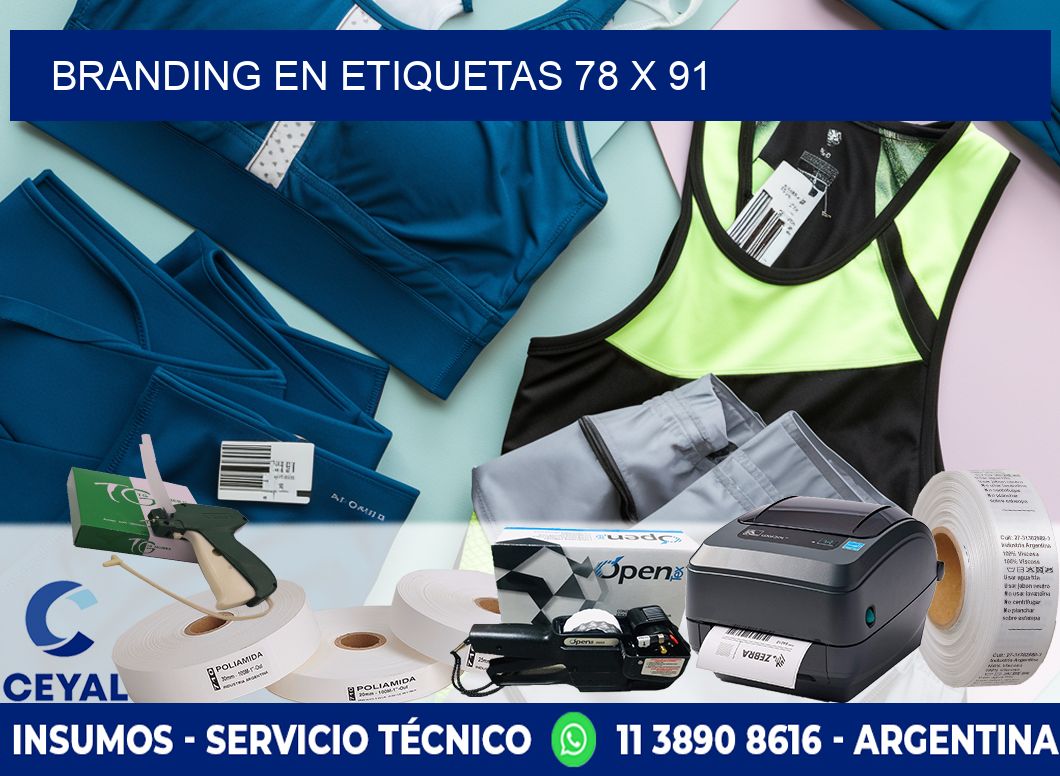 Branding en etiquetas 78 x 91
