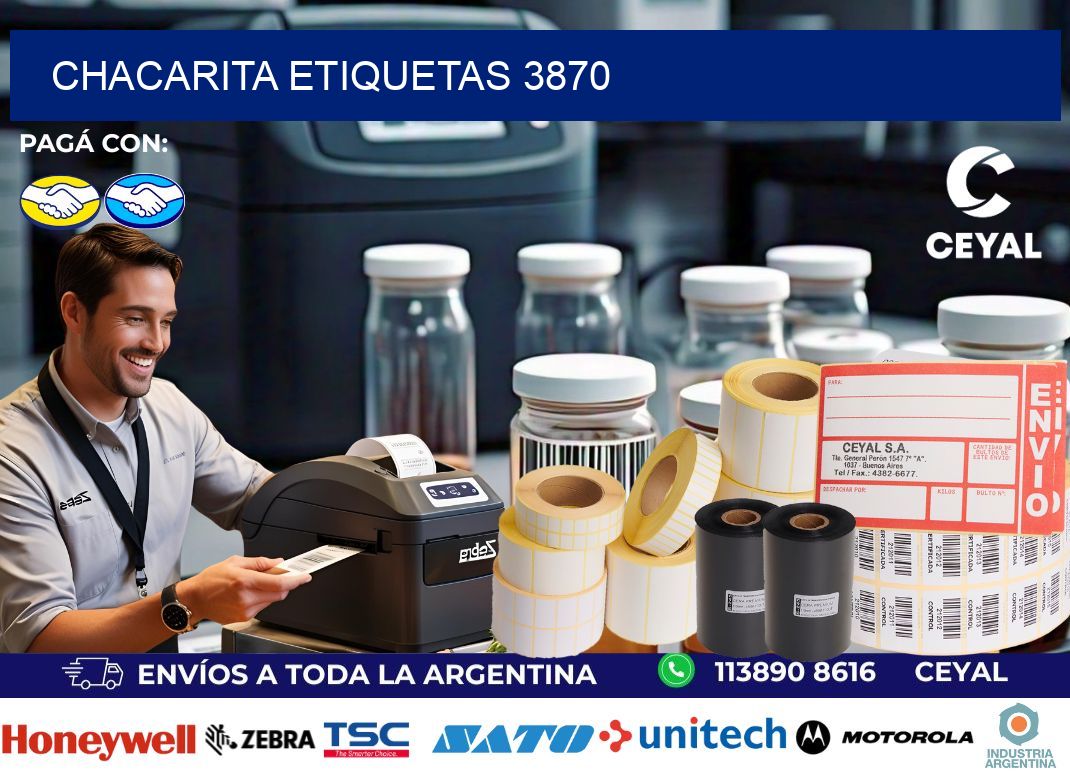Chacarita etiquetas 3870