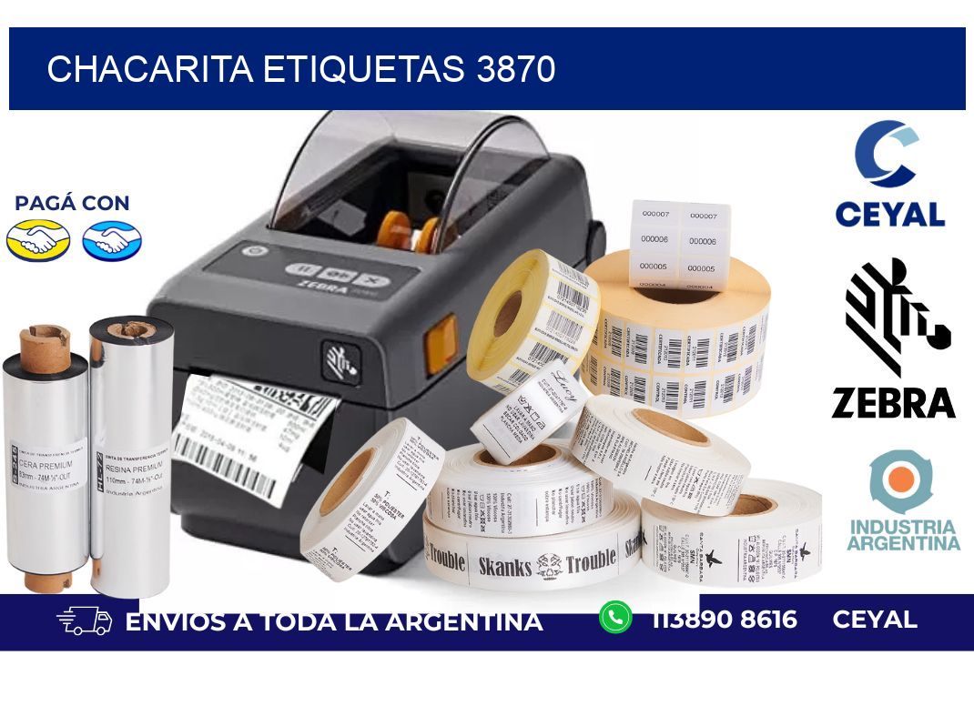 Chacarita etiquetas 3870