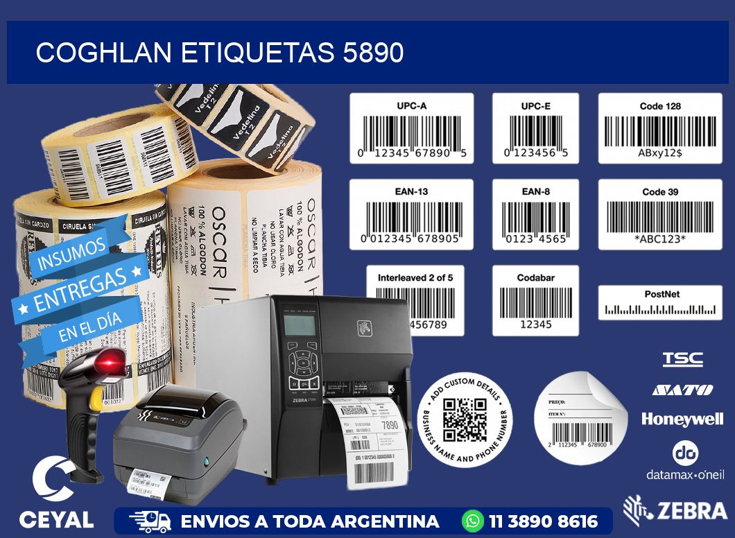 Coghlan etiquetas 5890