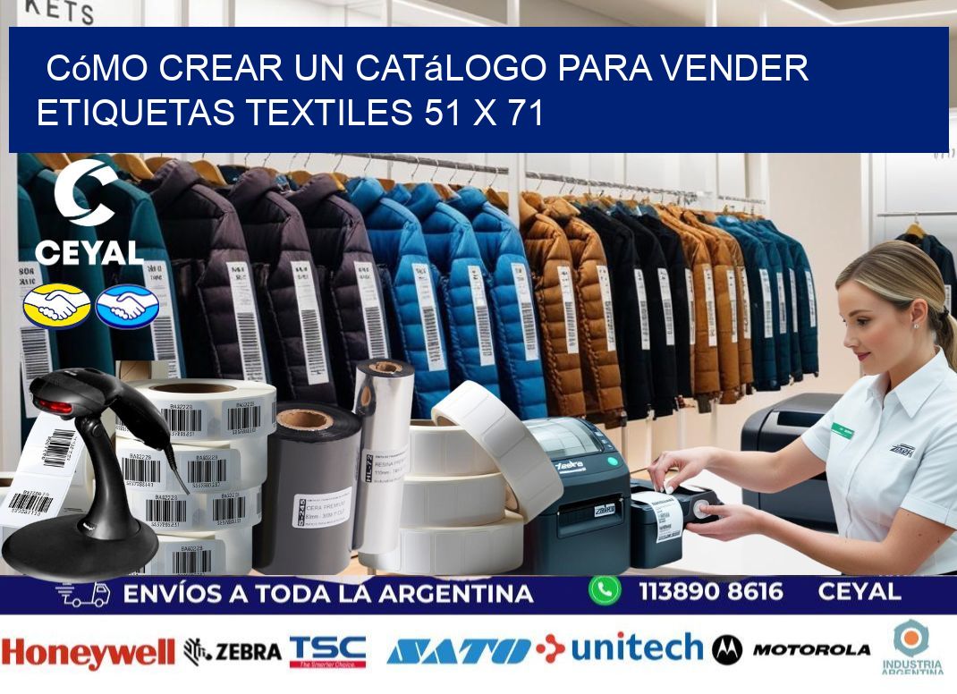 Cómo Crear un Catálogo para Vender Etiquetas Textiles 51 x 71