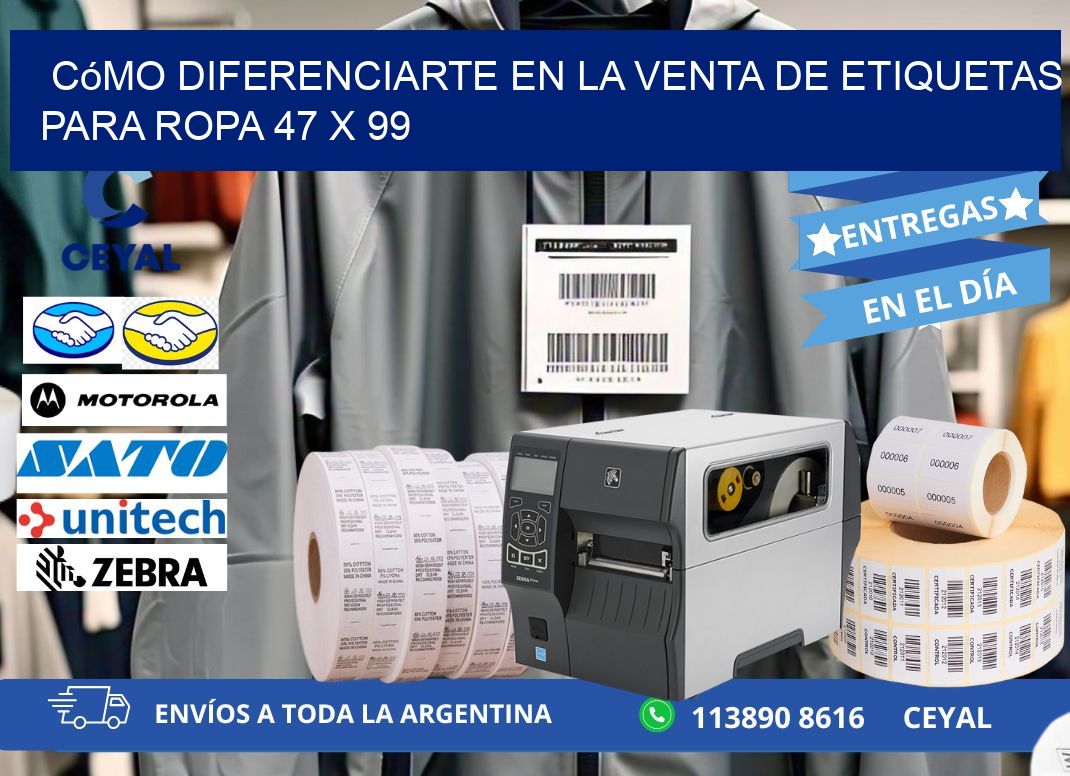 Cómo Diferenciarte en la Venta de Etiquetas para Ropa 47 x 99