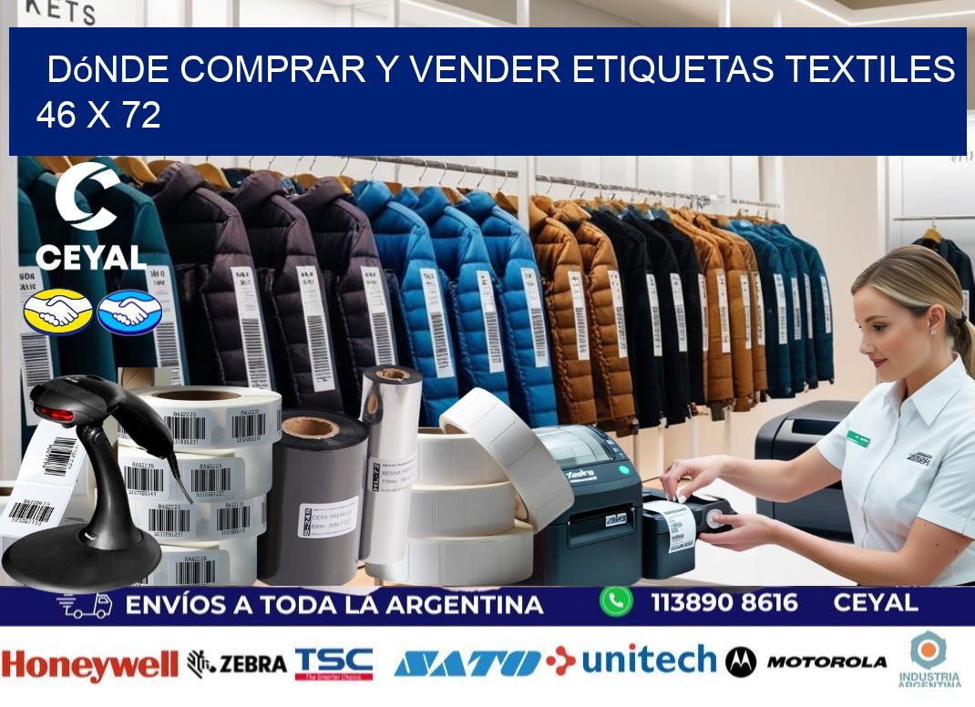 Dónde Comprar y Vender Etiquetas Textiles 46 x 72