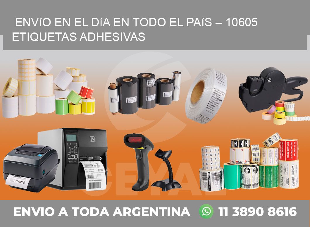 Envío en el Día en Todo el País – 10605 Etiquetas Adhesivas