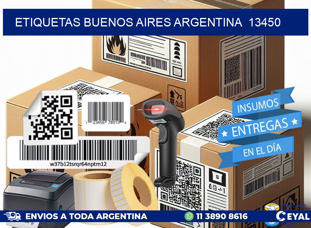 Etiquetas Buenos Aires Argentina  13450
