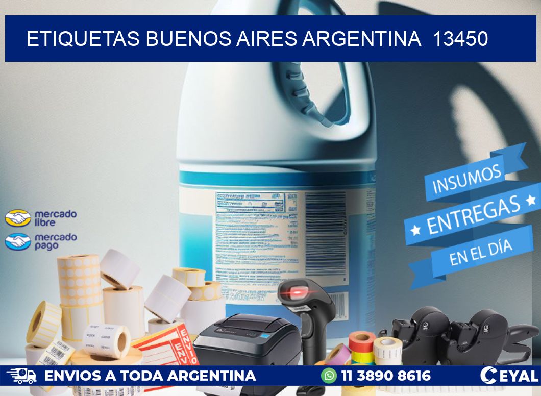 Etiquetas Buenos Aires Argentina  13450