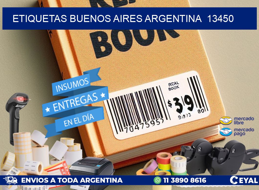 Etiquetas Buenos Aires Argentina  13450