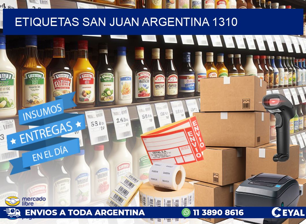 Etiquetas San Juan Argentina 1310