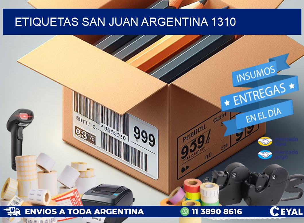 Etiquetas San Juan Argentina 1310