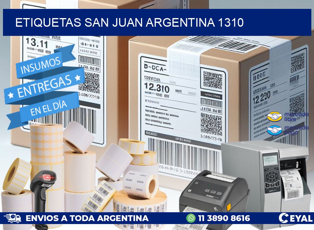 Etiquetas San Juan Argentina 1310