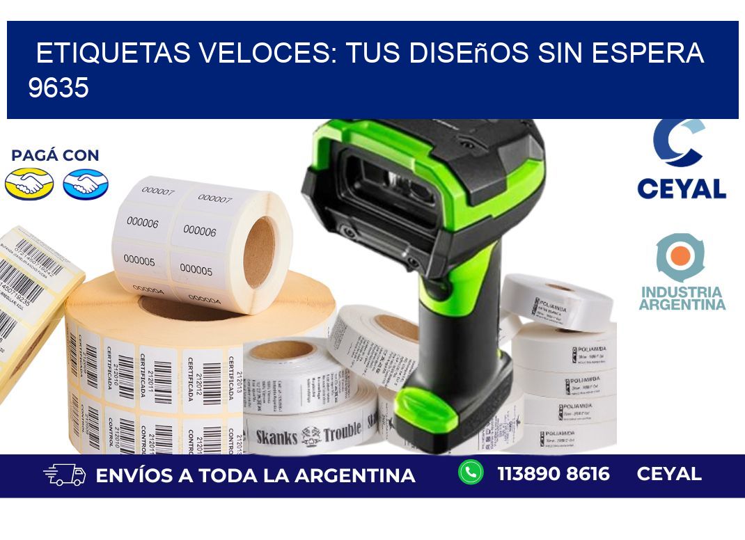 Etiquetas Veloces: Tus Diseños sin Espera 9635