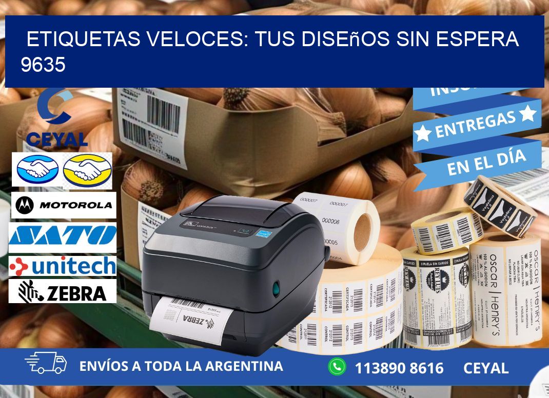 Etiquetas Veloces: Tus Diseños sin Espera 9635