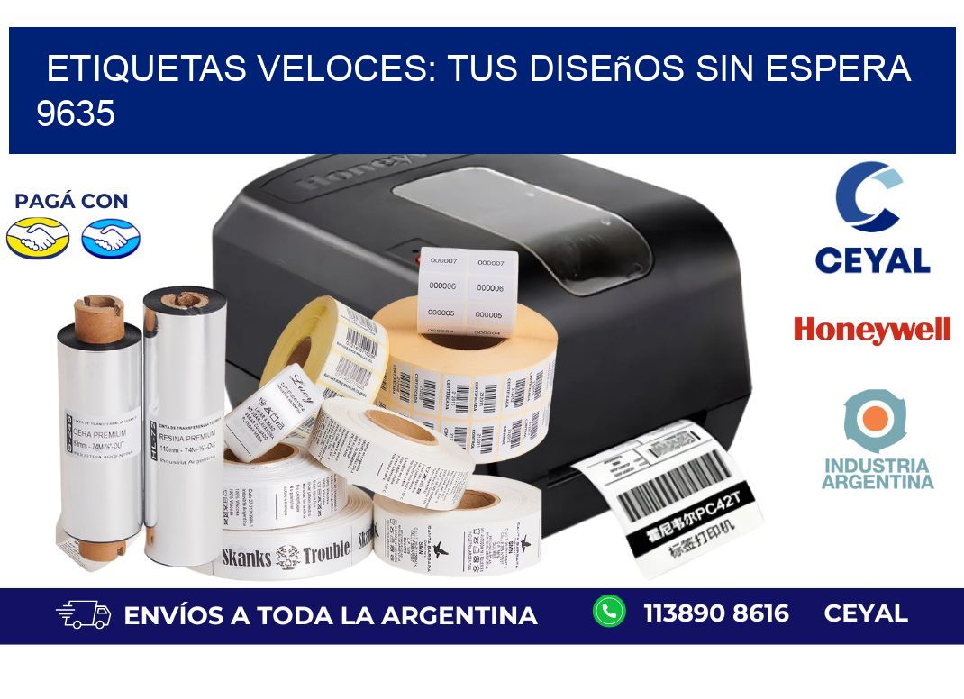 Etiquetas Veloces: Tus Diseños sin Espera 9635