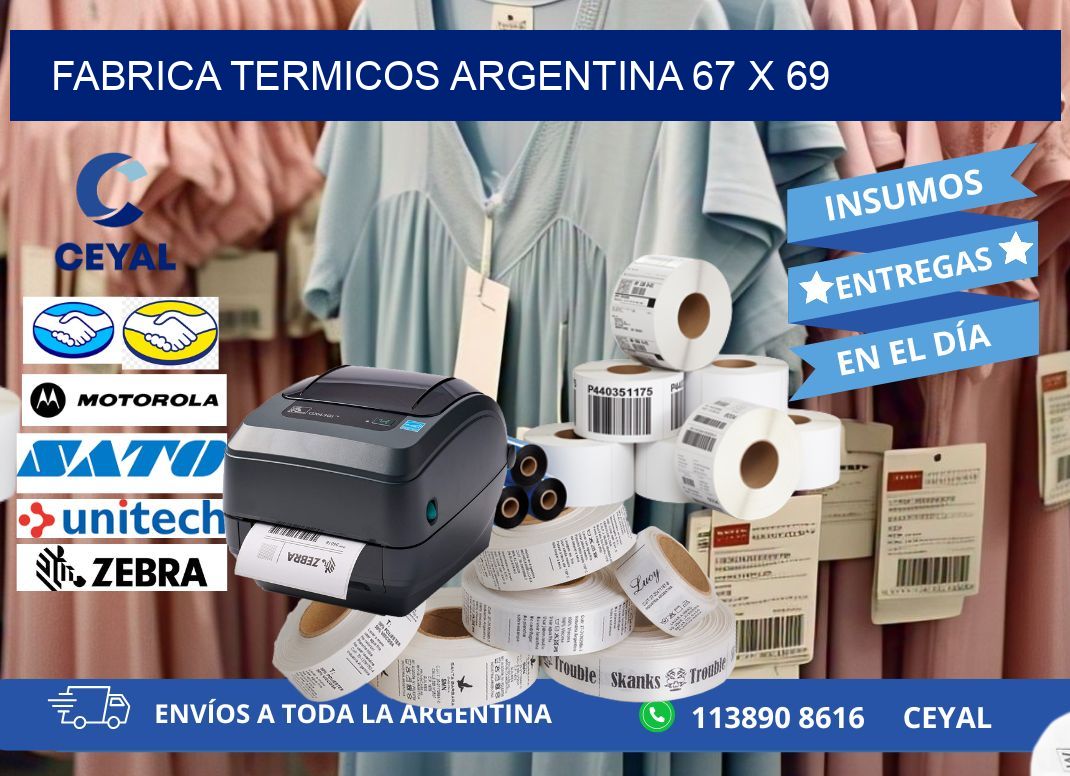 Fabrica TERMICOS ARGENTINA 67 x 69