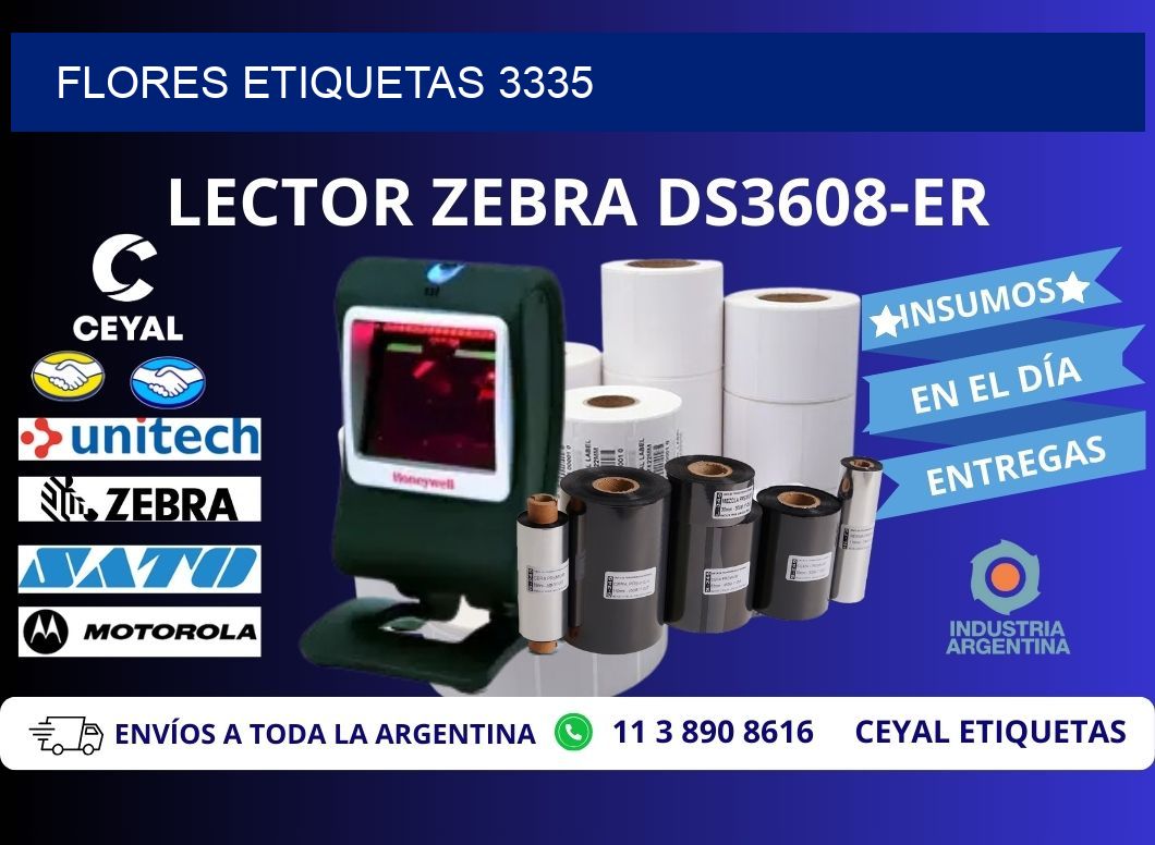 Flores etiquetas 3335